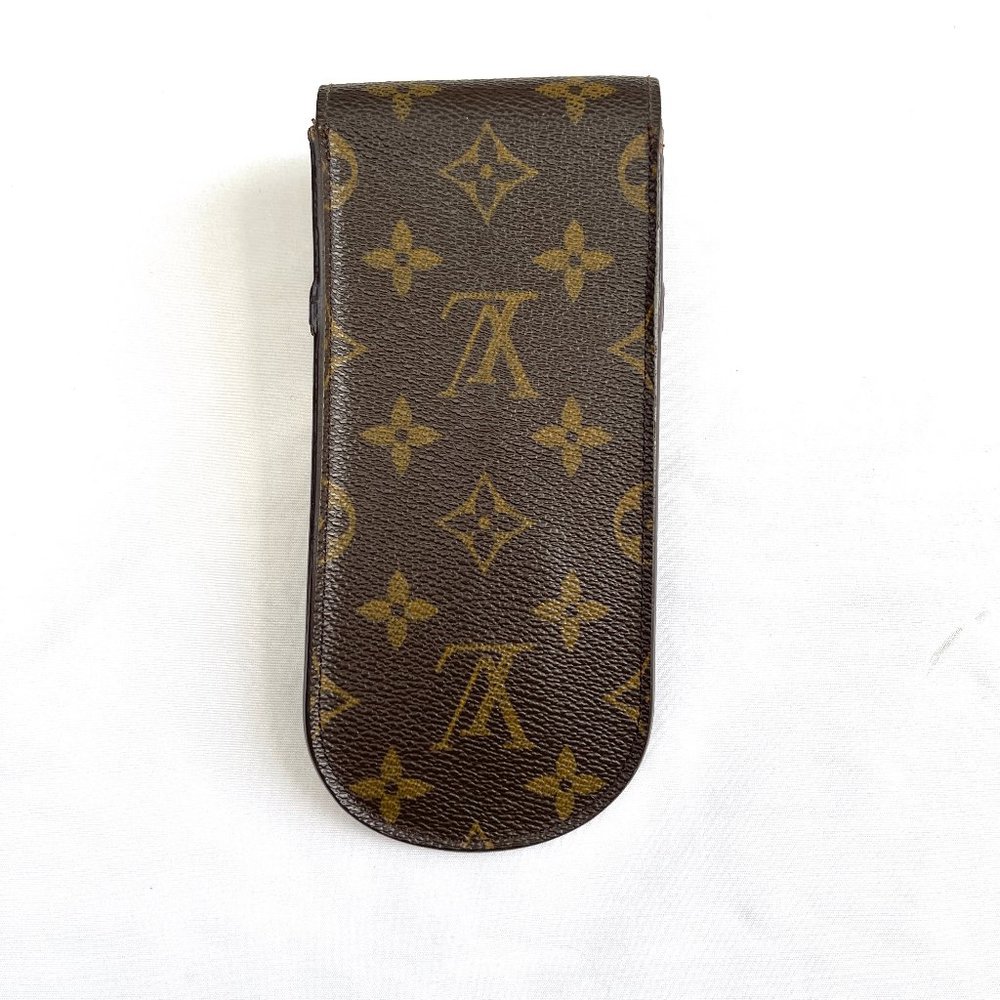 Authentic Vintage Louis Vuitton Monogram Etui a Lunettes Rabat Glasses Case - Picture 4 of 14